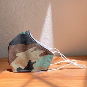 Cotton fabric face mask, face cover